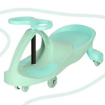 Swing Fix S3 Gravity Ride-On Car with LED Rubber Wheels, Mint