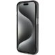Guess iPhone 15 Pro Max Case Ring Stand Script Glitter MagSafe, Black