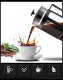 Coffee Tea Brewer French Press Glass Pitcher, 1L