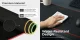 RGB Gaming Mouse Pad with 4-Port USB Hub 800x300 mm, Black