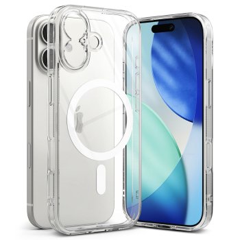 Ringke Fusion Magnetic MagSafe Phone Case Cover iPhone 17 - Clear