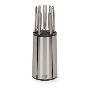 Joseph Joseph Elevate Steel 5-Piece Knife Set with Rotating Carousel