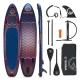 4Fizjo TSUNAMI 350 cm Inflatable SUP Board T05, Multicolor