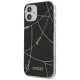 Guess iPhone 12 mini Case Gold Chain Collection, Black