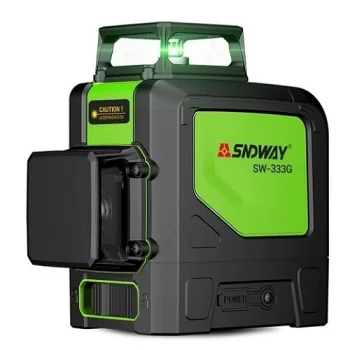 360° Plane Laser Level, 30m, 12x Green Beam, IP54