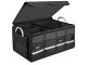 Foldable Car Trunk Organizer with Lid, 60L Heavy Duty Storage Box
