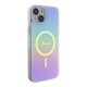Чехол Guess для iPhone 15 IML Iridescent MagSafe, фиолетовый