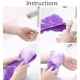 Bath Sponge Shower Body Legs Massager Silicone Brush, Green