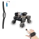 Remote control robot dog, 8 wheels, acrobatics, music, lights
