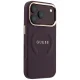 Guess Saffiano Peony & Ring MagSafe Case for iPhone 17 Pro / 18 Pro, Burgundy