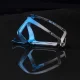 Rockbros RKL02 Aluminum Bicycle Bottle Cage, Blue and Silver