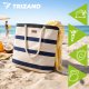Large Waterproof Beach Bag Trizand 18L Shopper Tote