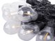 Garden string light garland with 20 LED bulbs, warm white