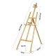 Massido MS-989 Wooden Painting Easel, 175 cm