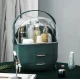 Cosmetic Makeup Organizer Container Jewelry Storage Box, Green