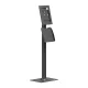Tablet Advertising Floor Stand Maclean MC-960 B 10.9\"-11\", Lockable, Black