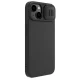 Nillkin CamShield Silky Silicone Case for iPhone 14 Plus with Camera Cover, Black