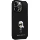 Karl Lagerfeld iPhone 13 / 13 Pro Case Silicone Ikonik Metal Pin, Black