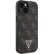 Guess 4G Triangle Metal Logo Case for iPhone 13 / 14 / 15, Black