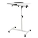 Maclean Mobile Laptop Desk MC-121 W, Adjustable Height, White