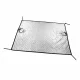 Waterproof Car Windshield Cover for Ice and Sun Protection, 242x142 cm, Black