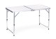 MultiGarden Folding Camping Table and 4 Stools Set for Picnic, white