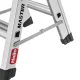 Hailo Master D80 Double-Sided Folding Step Stool, 2 x 2 Steps