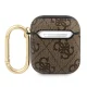 Guess AirPods 1 / 2 Case 4G Script Metal Collection, Brown