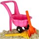 Bērnu ķerra ratiņi ar piederumiem, Rozā | Kids Wheelbarrow