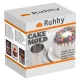 Ruhhy 24618 Adjustable Cake Ring 16-30 cm, Height 15 cm