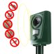 Ultrasonic Animal Repeller 7-in-1 with Motion Sensor, Green