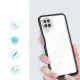 Hybrid Armor Clear 3 in 1 Case for Samsung Galaxy A22 4G, Black