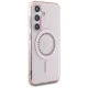 Guess Rhinestones MagSafe Case for Samsung Galaxy S25, Pink