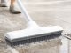 2-in-1 Floor Squeegee with Brush and Adjustable Handle