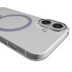 Puro iPhone 17 Case Lite Mag, Transparent with Pink Ring