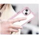 Outer Space Case iPhone 14 Plus Hard Cover with Gel Frame Pink
