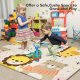 Double-sided Foldable Foam Play Mat Pad Rug for Kids, Street/Animals, 198x179cm