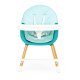 ECOTOYS 2-in-1 High Chair for Babies and Toddlers, Blue