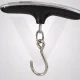 Electronic Luggage Scale with Hook and LCD Display up to 50 kg, Silver / Black