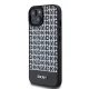 DKNY iPhone 15 / 14 / 13 Case Leather Printed Pattern MagSafe, Black
