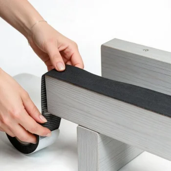 FASTSHIFTER Deck Soft Joist Tape for Decking 50 mm × 20 m, Black