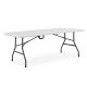 8 ft Folding Catering Table 240cm Portable Utility Desk, Black