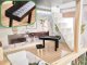 LULILO Wooden Play Dollhouse with Furniture and LED Lightning, 78cm