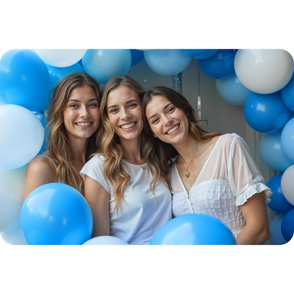 Ricokids Helium Balloon Kit with 0.20 m³ Tank, 30 Balloons and Ribbon (3)