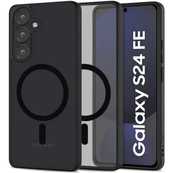 Tech-Protect MagMat MagSafe Case for Samsung Galaxy S24 FE, Black