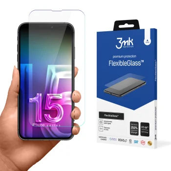 3Mk Protection FlexibleGlass v2.0 Hybrid Glass for Apple iPhone 15 Pro Max