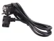 Maclean MCTV-803 Angled Power Cable, 3-Pin, EU Plug, 3m