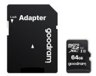 GOODRAM Memory MicroSD Card - 64GB with adapter UHS I CLASS 10 100MB/s