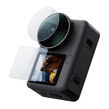 Telesin apsauginių stiklų rinkinys DJI Osmo Action 6 kamerai (objektyvui ir ekranams)