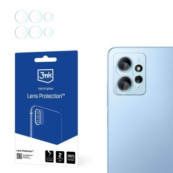 Xiaomi Redmi 12 / Poco M6 Pro 5G 3MK Lens Protection Back Camera Tempered Glass Protector, 4 pcs.